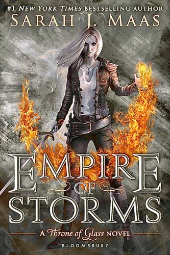 Empire of Storms by Sarah J. Maas, cover